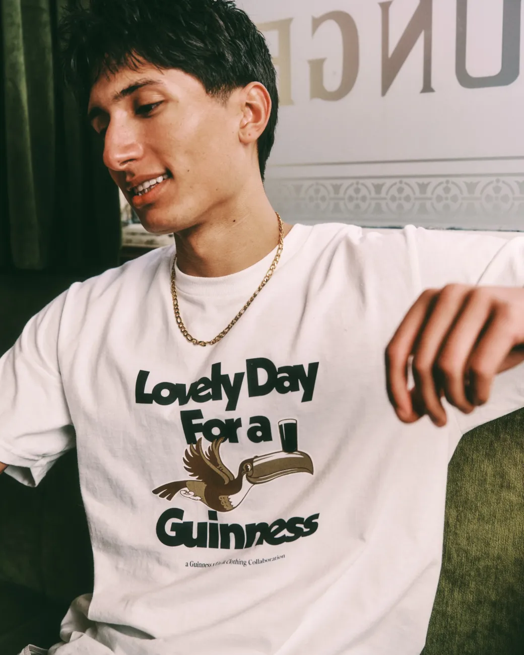 Guinness x UN:IK 'Lovely Day' Tee - White