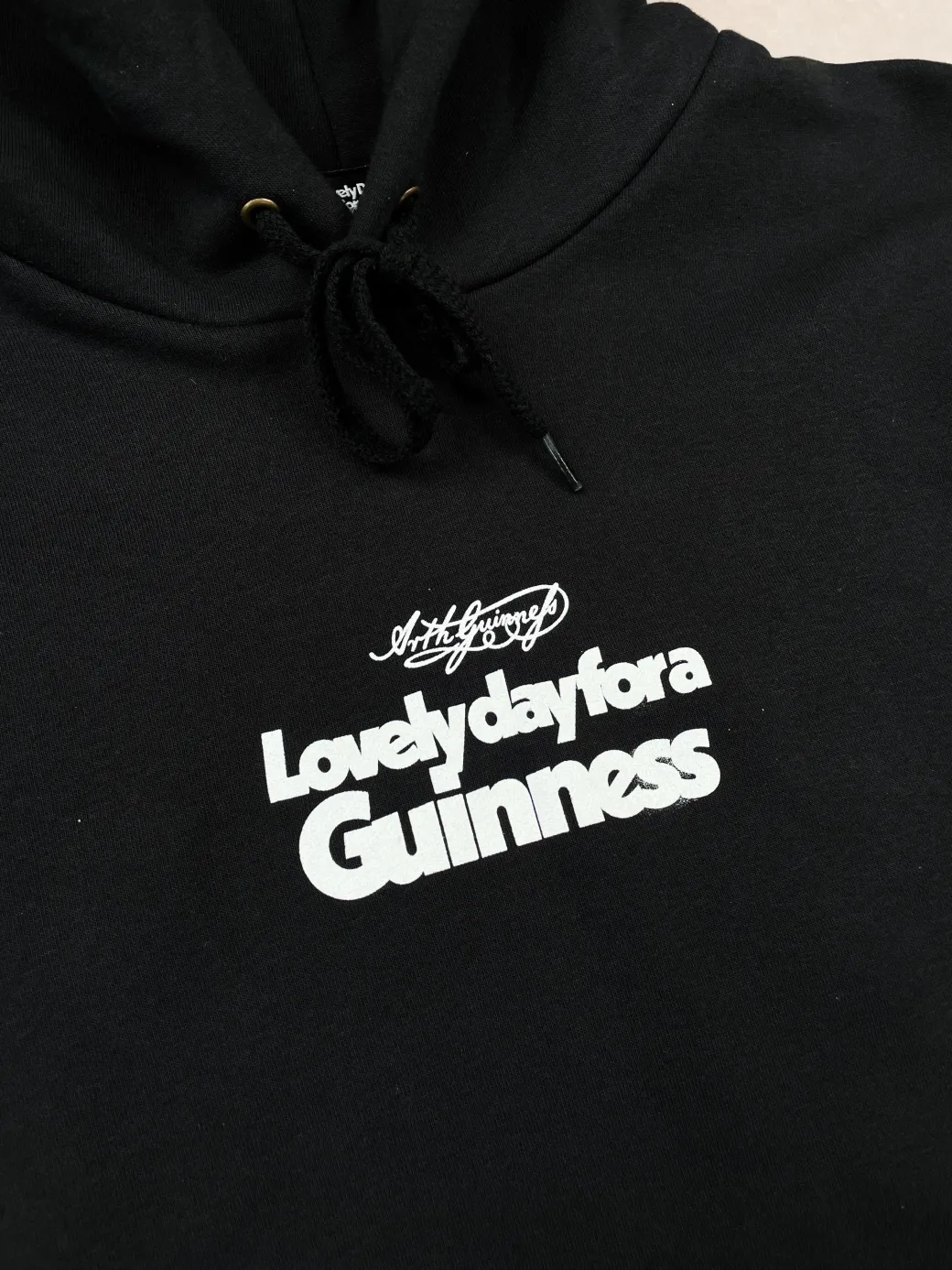 Guinness x UN:IK 'Lovely Day' Hoodie - Black