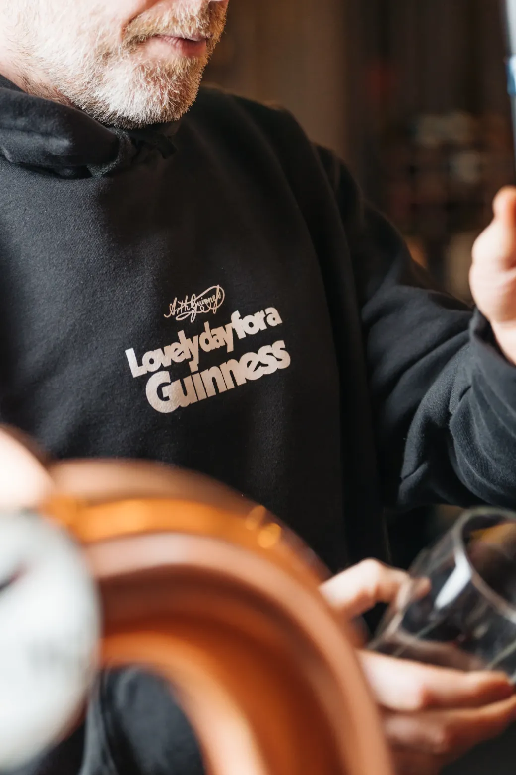 Guinness x UN:IK 'Lovely Day' Hoodie - Black