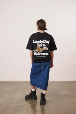 Guinness x UN:IK 'Lovely Day' Tee - Black