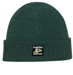 Guinness x UN:IK Ribbed Beanie - Forest Green