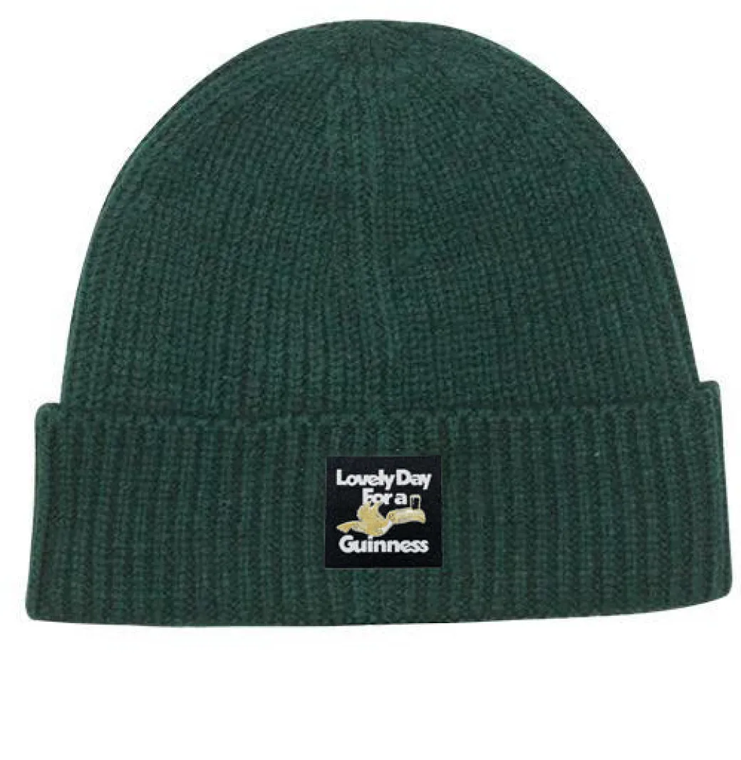 Guinness x UN:IK Ribbed Beanie - Forest Green