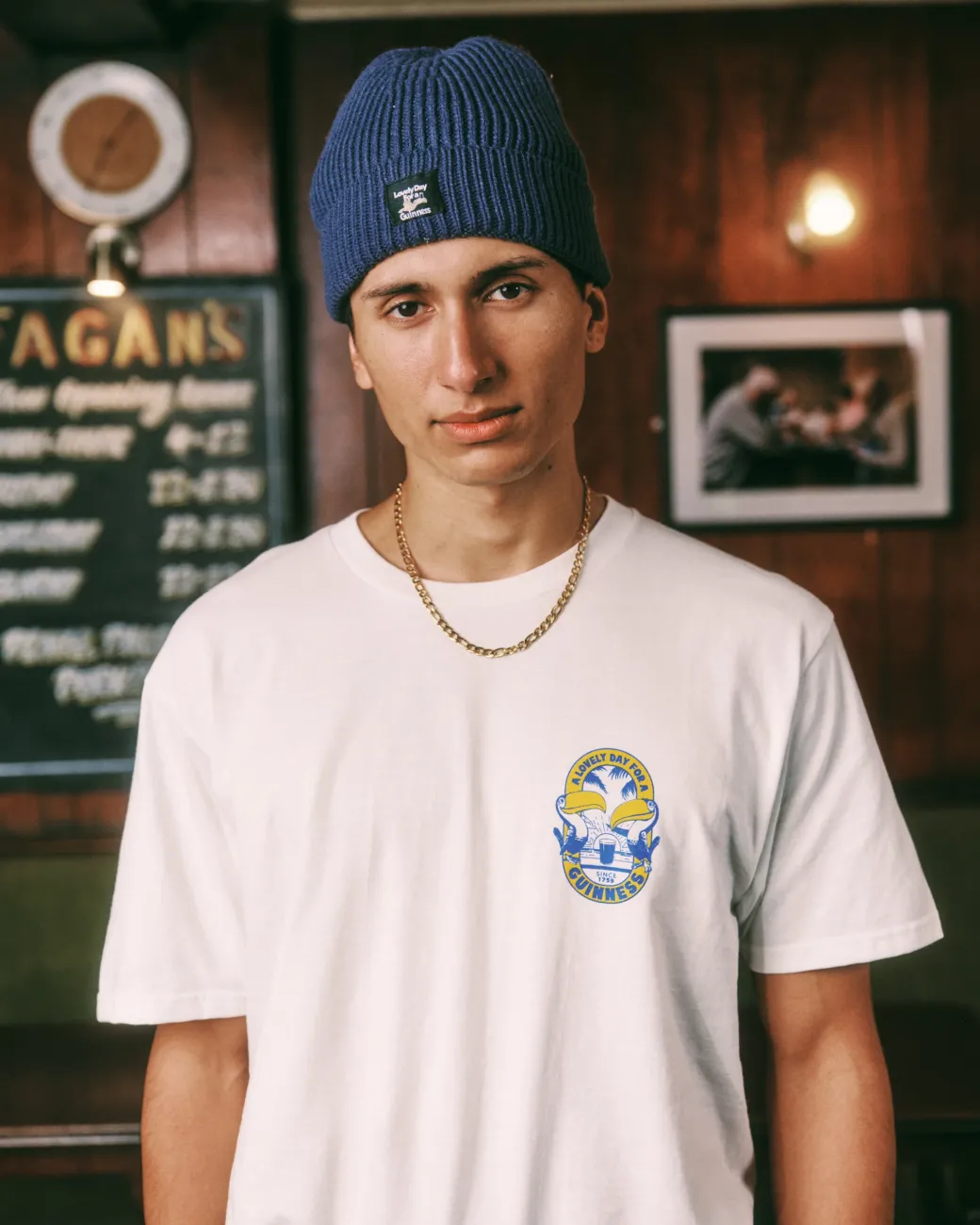 Guinness x UN:IK 'Tropical' Tee - White