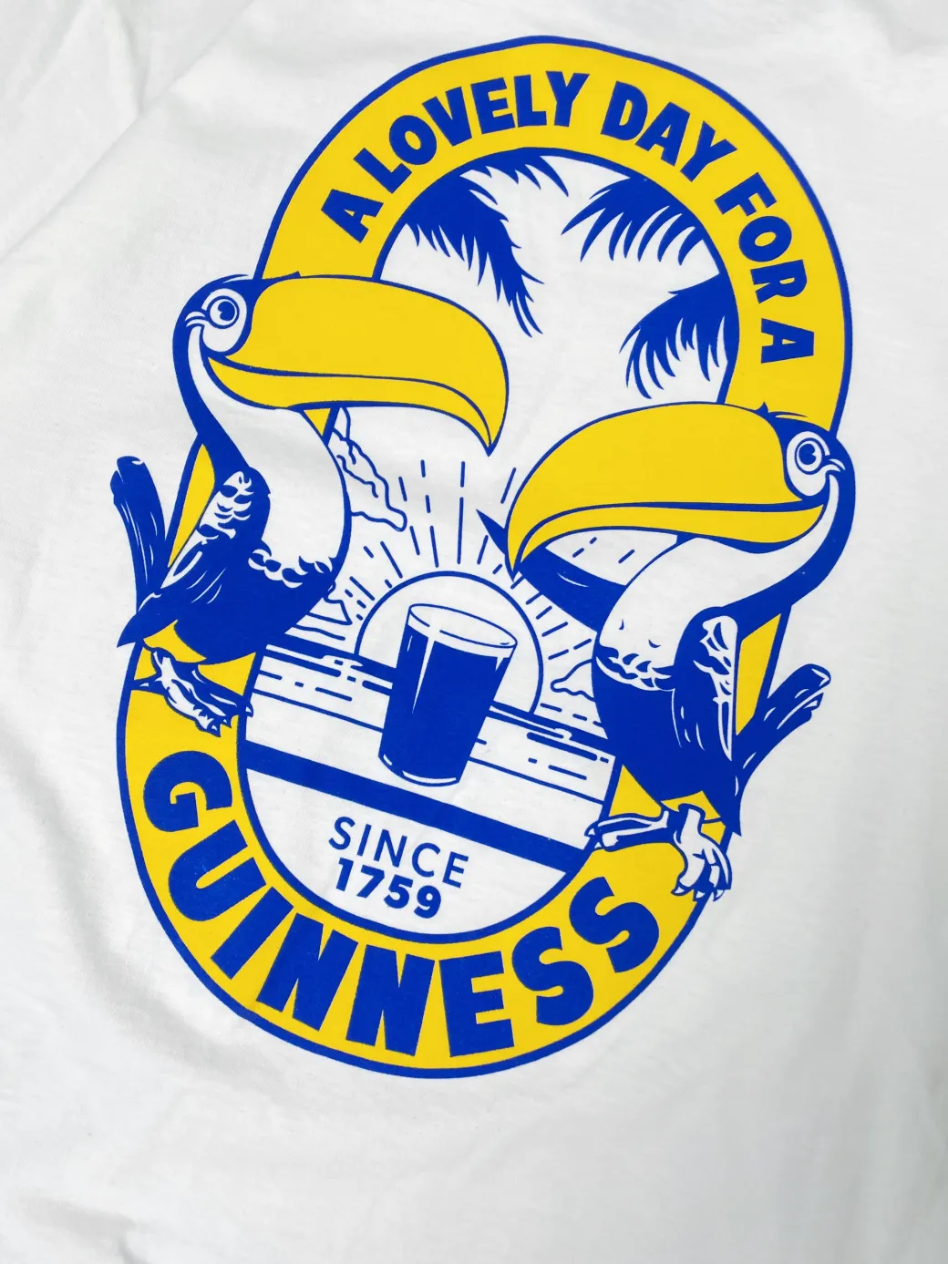 Guinness x UN:IK 'Tropical' Tee - White