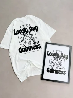 Guinness x UN:IK 'Worldwide' Tee & Print Bundle - White
