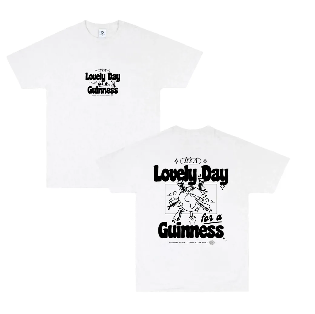 Guinness x UN:IK 'Worldwide' Tee - White