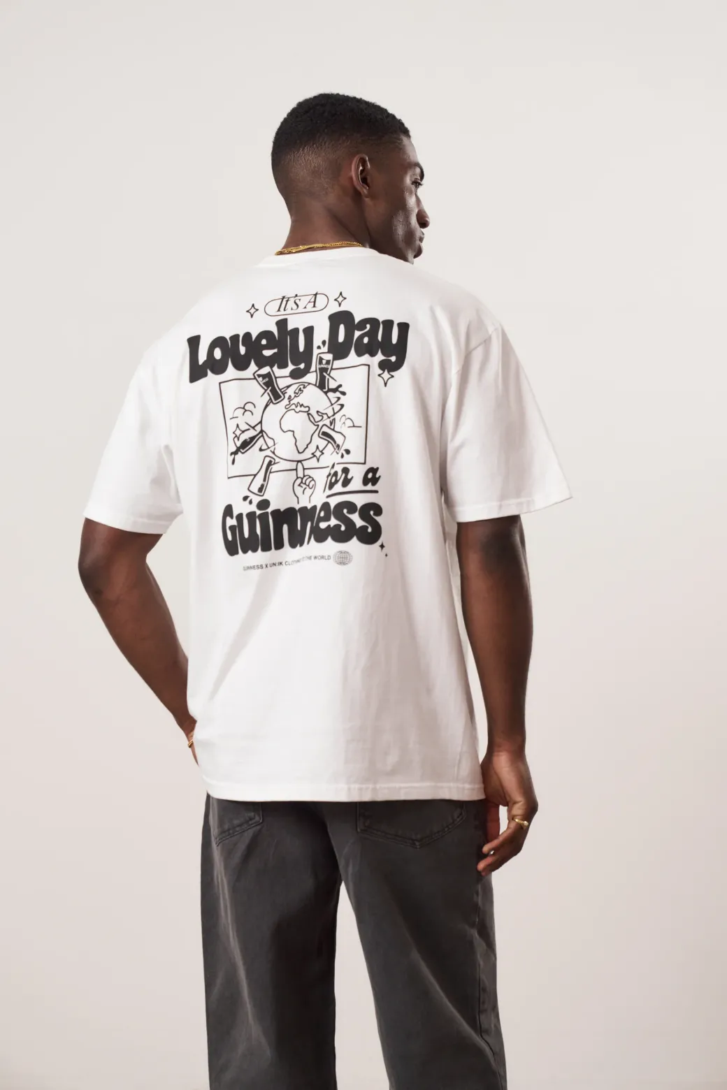 Guinness x UN:IK 'Worldwide' Tee - White