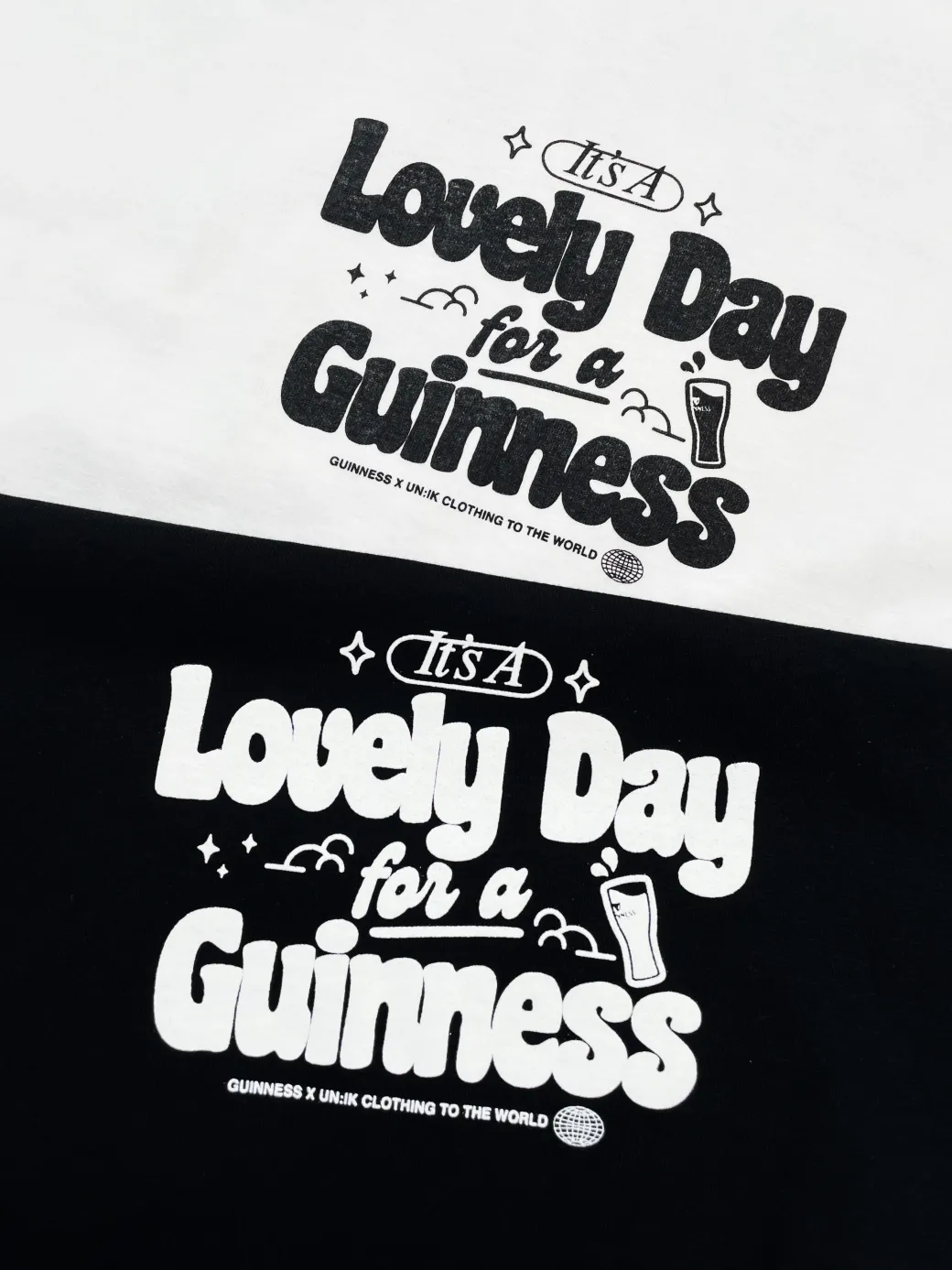 Guinness x UN:IK 'Worldwide' Tee - White