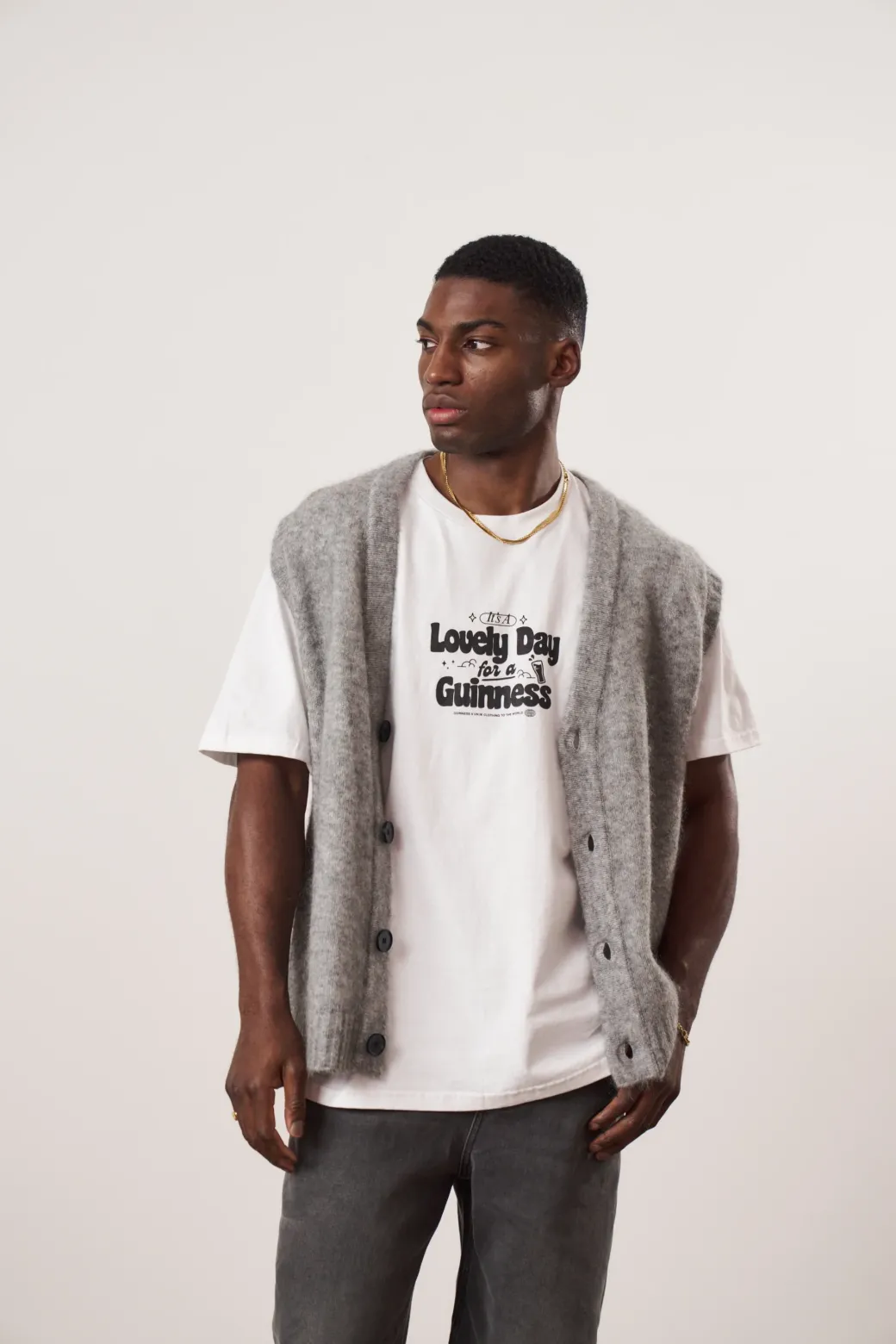 Guinness x UN:IK 'Worldwide' Tee - White