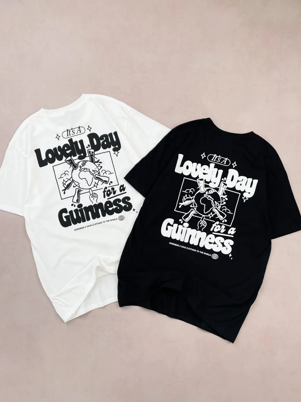 Guinness x UN:IK 'Worldwide' Tee - Black