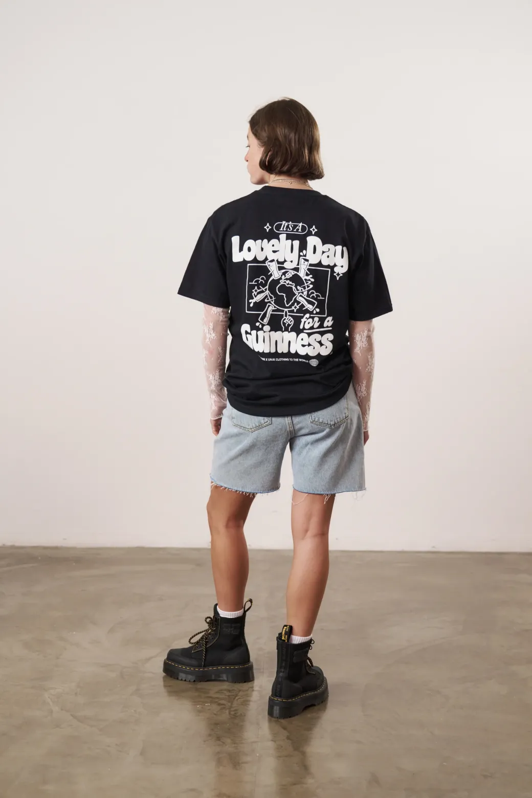 Guinness x UN:IK 'Worldwide' Tee - Black