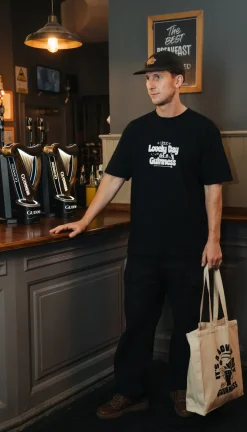 Guinness x UN:IK 'Worldwide' Tee - Black