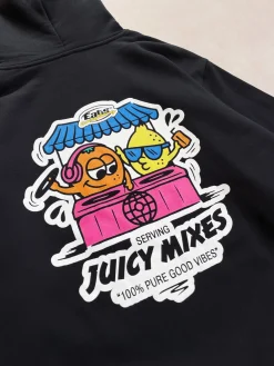 History Of Rave 'Juicy Mixes' Hoodie - Black