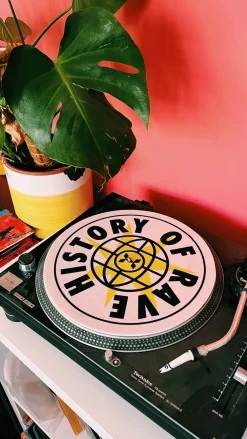 History Of Rave 'Logo' Vinyl Slipmat