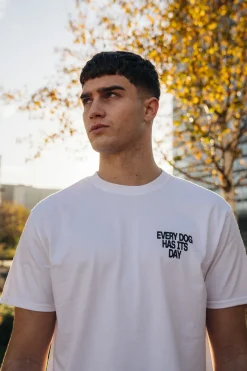 KBAR X UN:IK 'Every Dog Has Its Day' Tee - White