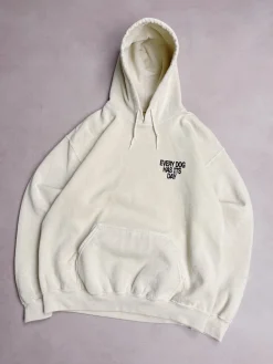 KBAR X UN:IK 'Every Dog Has Its Day' Vintage Washed Hoodie - Ivory