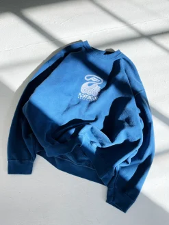 KBAR X UN:IK 'Floating On' Vintage Washed Sweater - Blue