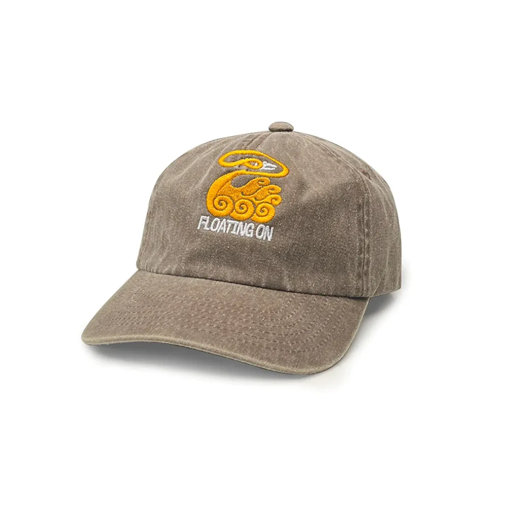 KBAR X UN:IK 'Floating On' Washed Cap - Brown