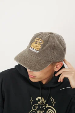 KBAR X UN:IK 'Floating On' Washed Cap - Brown