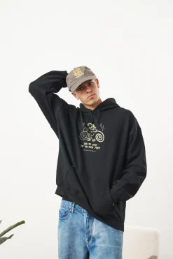 KBAR X UN:IK 'Frog Pond' Hoodie - Black