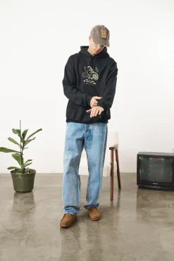 KBAR X UN:IK 'Frog Pond' Hoodie - Black