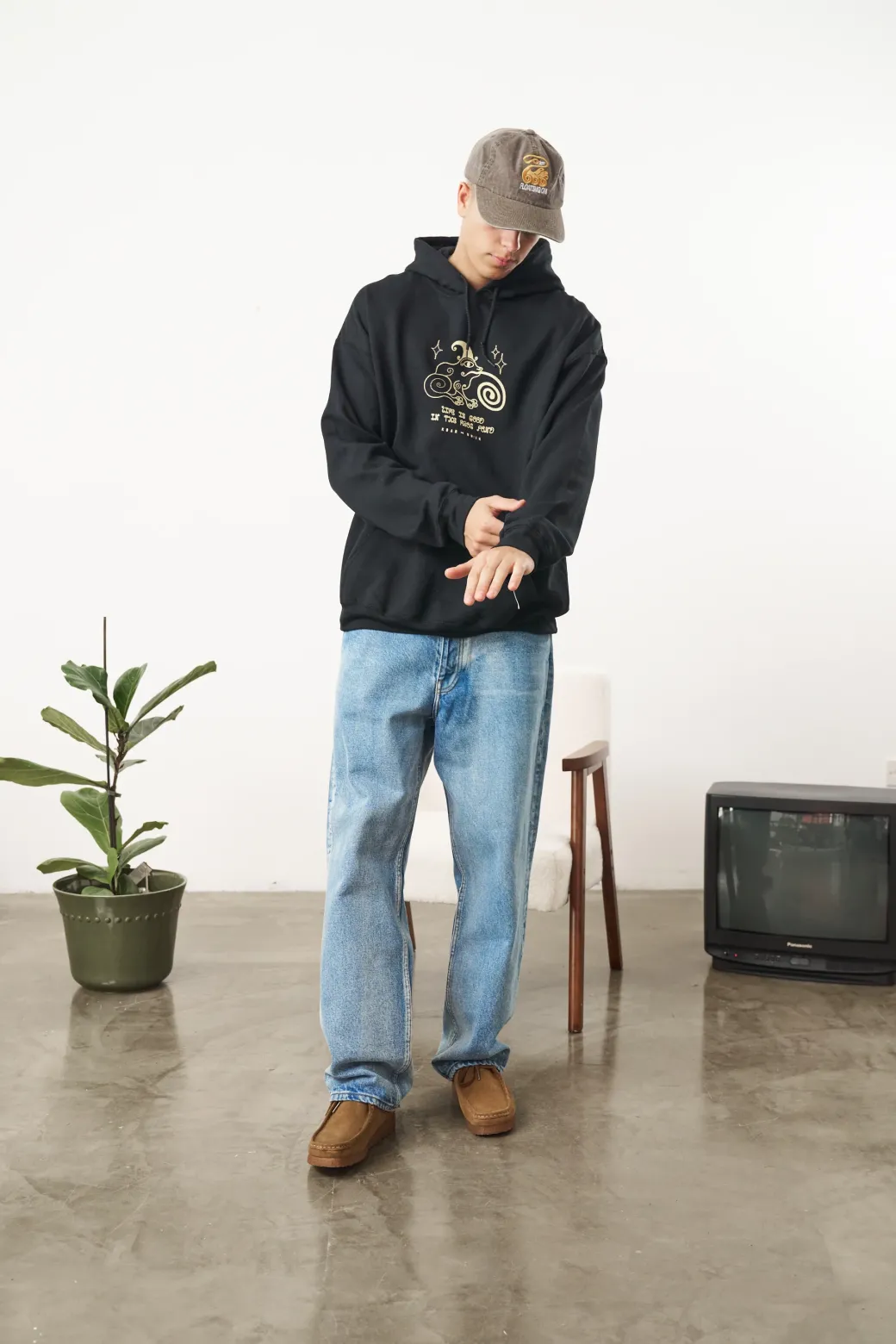 KBAR X UN:IK 'Frog Pond' Hoodie - Black