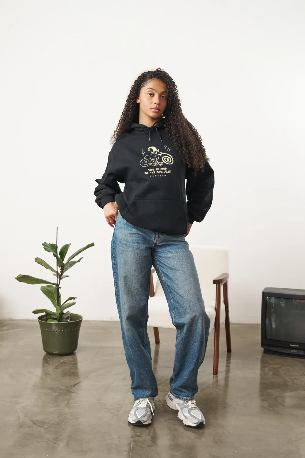 KBAR X UN:IK 'Frog Pond' Hoodie - Black