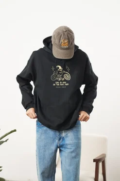 KBAR X UN:IK 'Frog Pond' Hoodie - Black