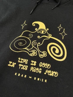 KBAR X UN:IK 'Frog Pond' Hoodie - Black