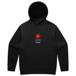 KBAR X UN:IK 'Sea Snake' Embroidered Hoodie - Black
