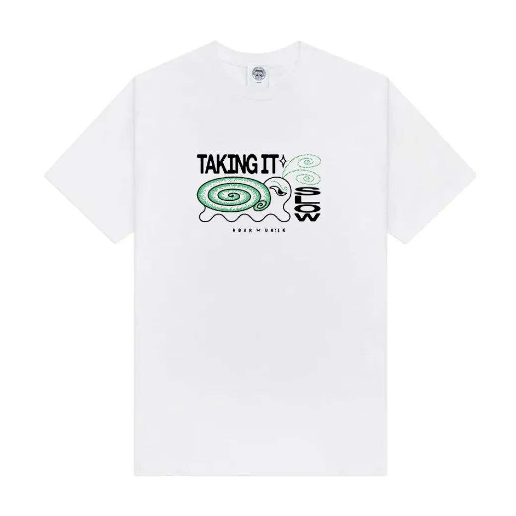 KBAR X UN:IK 'Taking It Slow' Tee - White