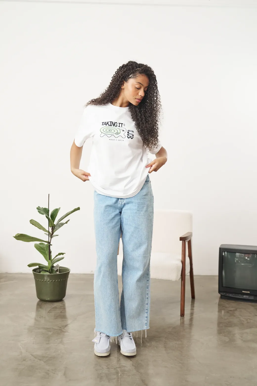 KBAR X UN:IK 'Taking It Slow' Tee - White
