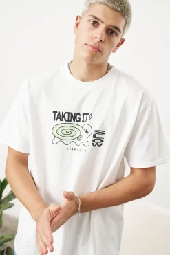 KBAR X UN:IK 'Taking It Slow' Tee - White