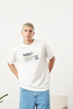 KBAR X UN:IK 'Taking It Slow' Tee - White