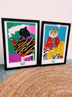 Melé x Club Bad 'Afters Jaguar' Print