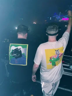 Melé x Club Bad 'Black Jaguar' Tee - Black