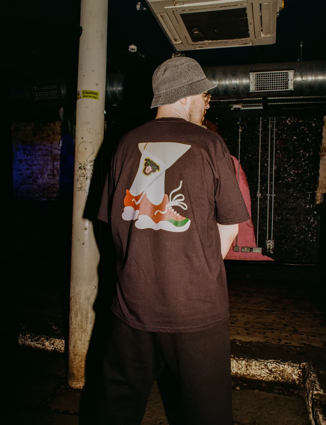 Melé X Club Bad 'Crossed Legs' Tee - Black