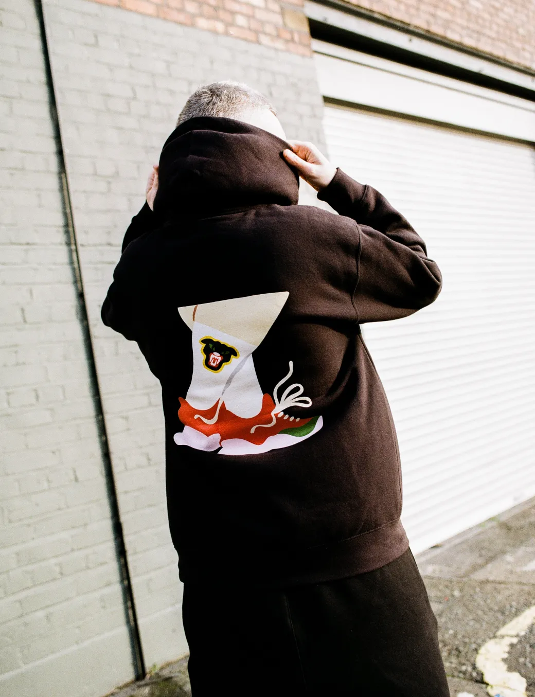Melé X Club Bad 'Crossed Legs' Hoodie - Black