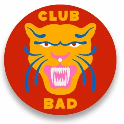 Melé X Club Bad 'Fire Panther' Vinyl Slipmat - Red