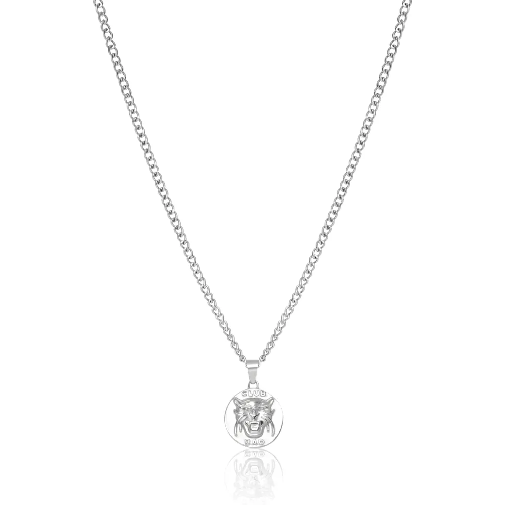 Melé X Club Bad 'Panther' Pendant Necklace - Silver / Gold