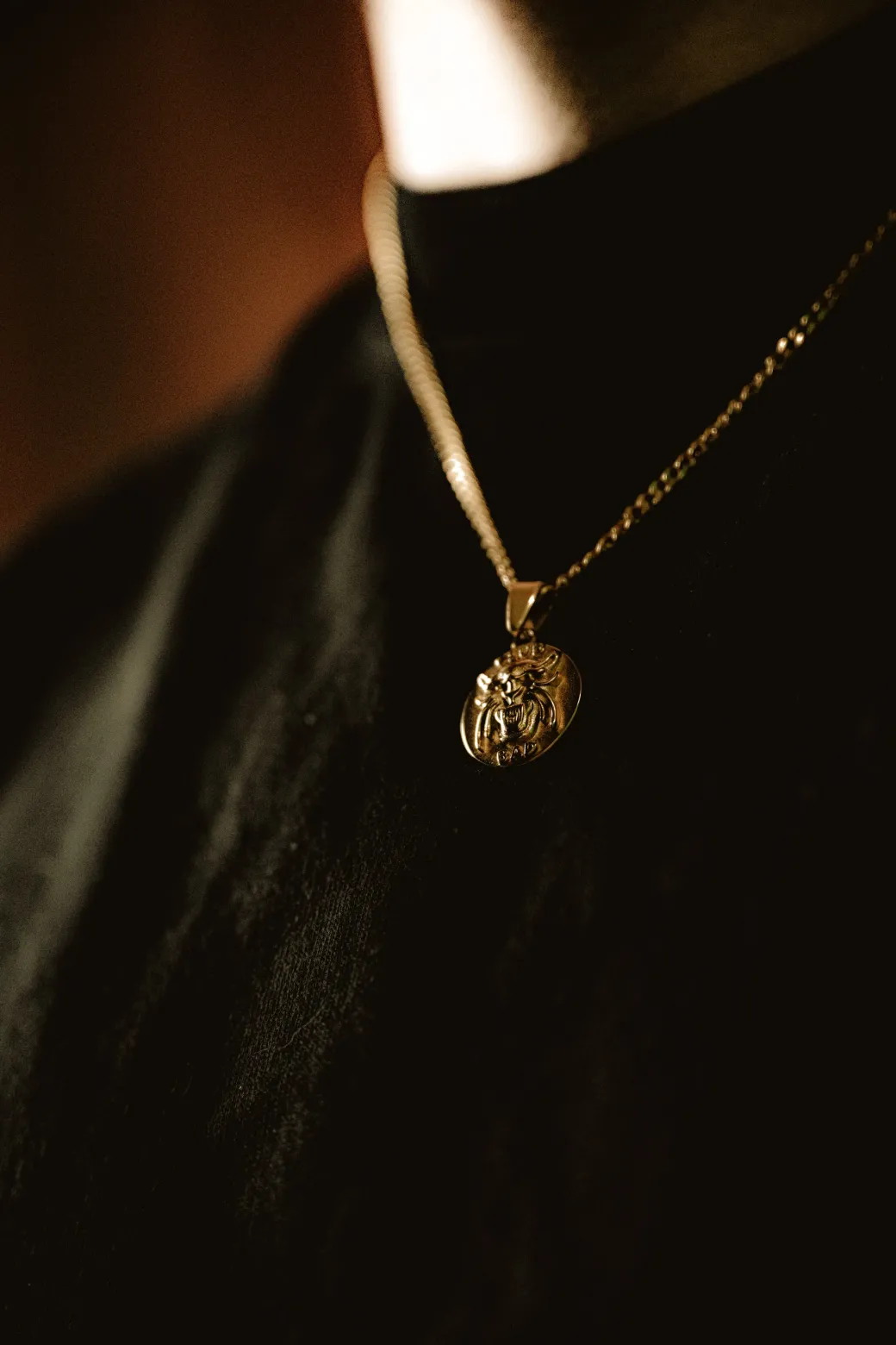 Melé X Club Bad 'Panther' Pendant Necklace - Silver / Gold