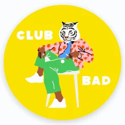 Melé x Club Bad 'Summer Tiger' Vinyl Slipmat - Yellow