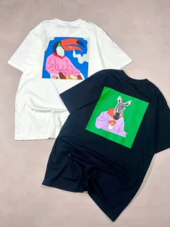 Melé x Club Bad Tee Twinpack - Toucan/Afters Zebra