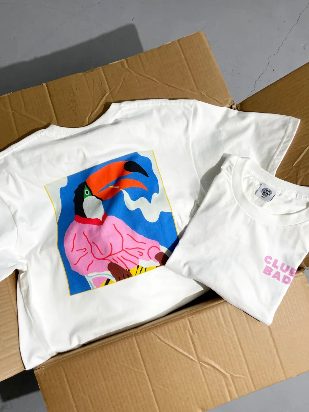 Melé x Club Bad Tee Twinpack - Toucan/Afters Zebra