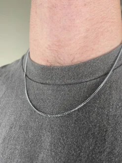 Minimal Curb Chain 2mm - Gold / Silver