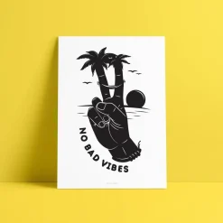 NO BAD VIBES PRINT
