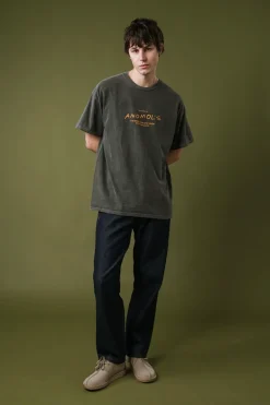Other Side Store 'Anomols' Vintage Washed Tee - Black