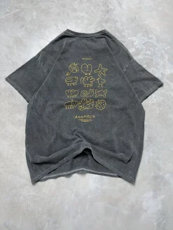 Other Side Store 'Anomols' Vintage Washed Tee - Black