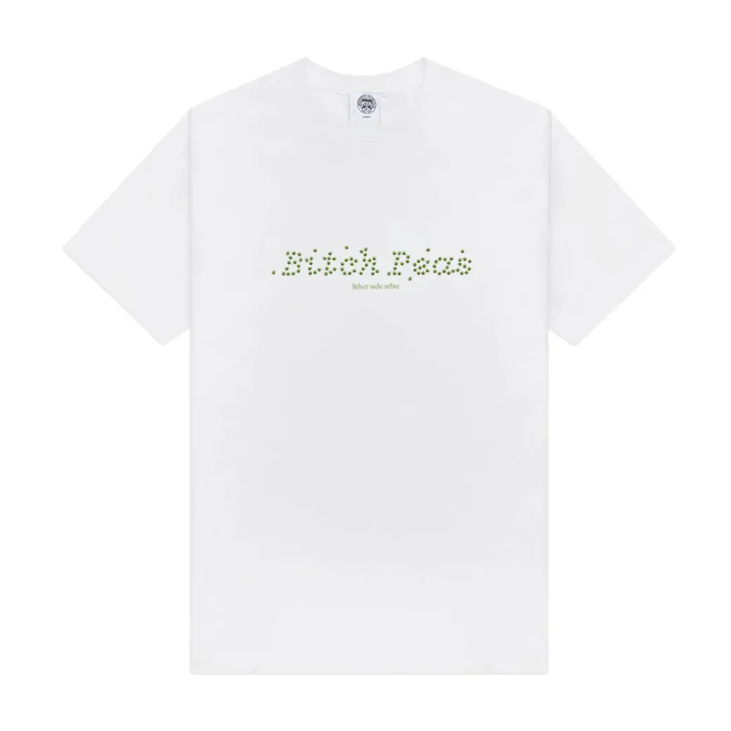 Other Side Store 'Bitch Peas' Tee - White