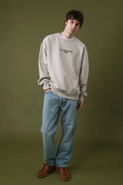 Other Side Store 'Breakfast Club' Sweater - Stone